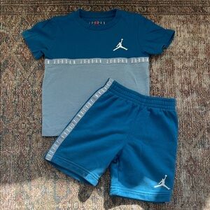 JORDAN| boys 4t matching short set